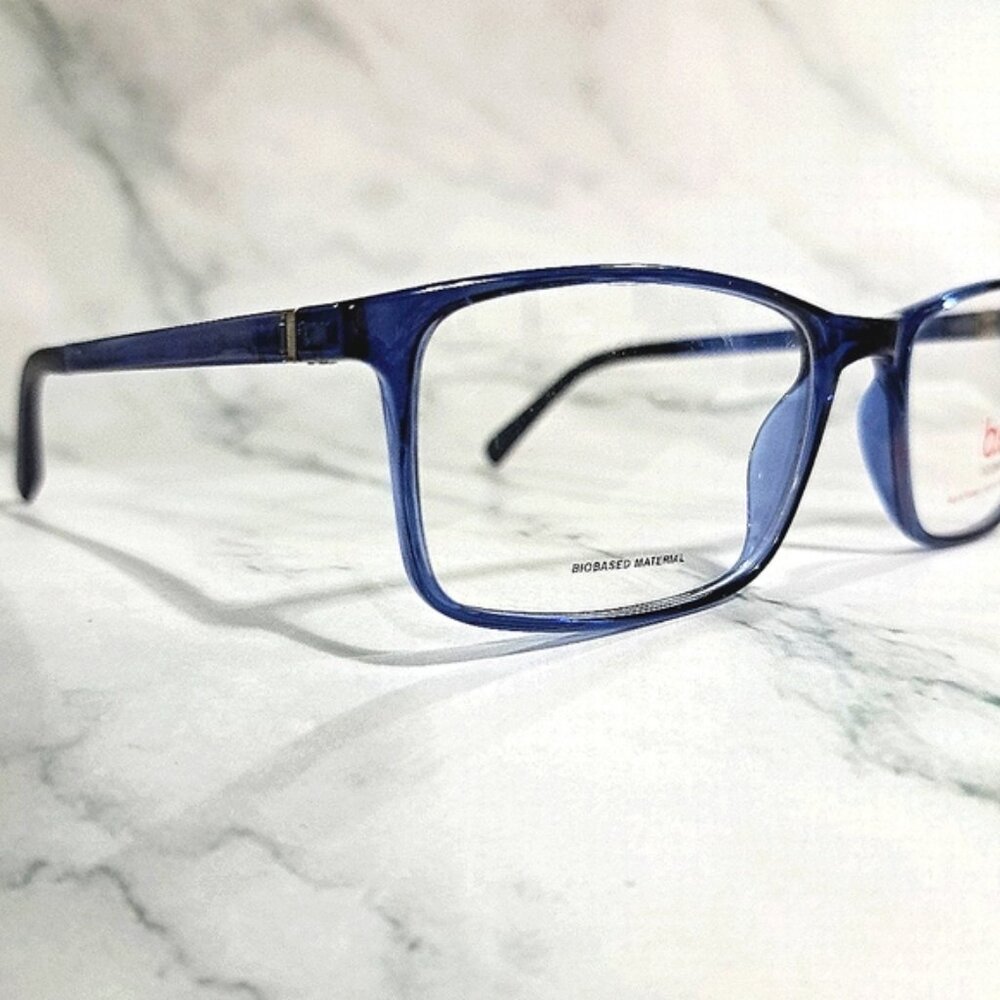 NEW Prescription-Ready Eyeglass Frame, Blue, unisex men women glasses, 54-18-140